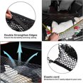 thumbnail image 3 of HLONK Trunk Cargo Net  Stretchable Double-Layer  Black  Automotive Cargo Net, 3 of 7
