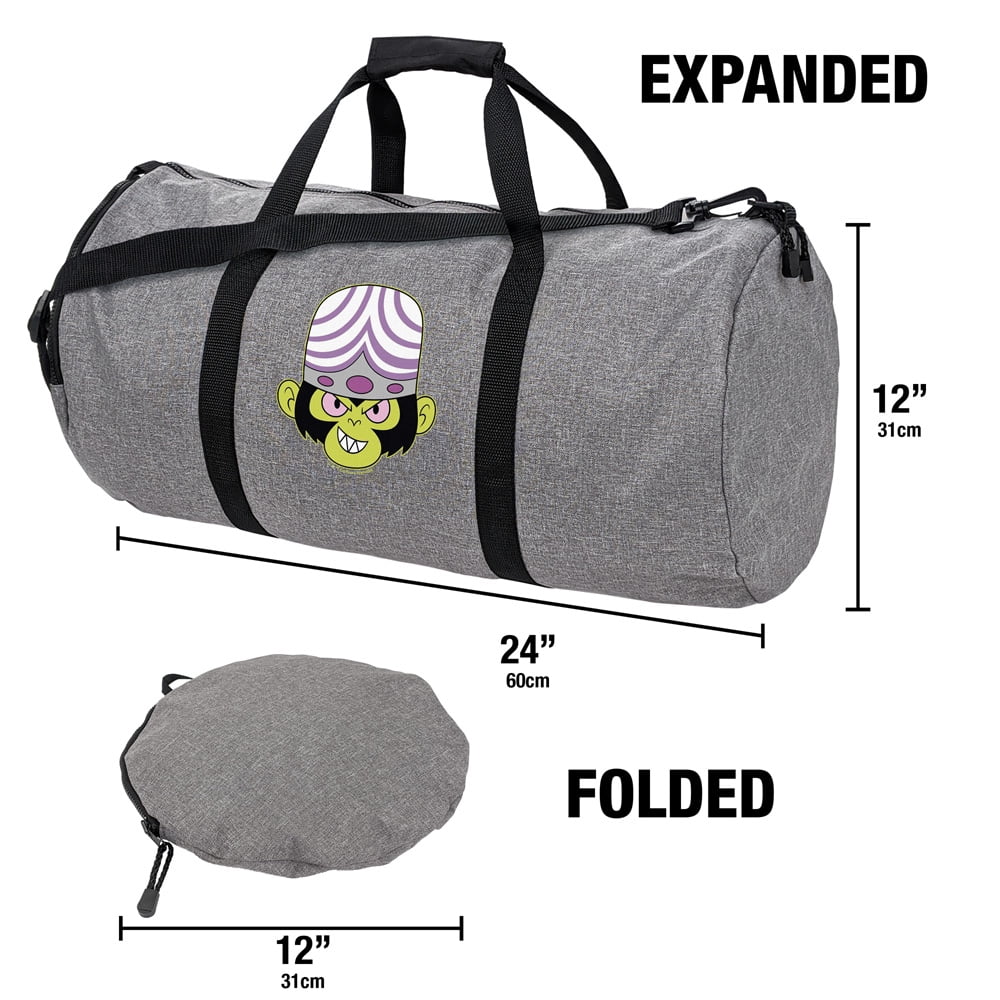 The Powerpuff Girls Mojo Jojo Head Lightweight Duffel Bag for Sports and Gym Packable for Travel