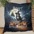 thumbnail image 3 of Happy Halloween Bernese Mountain Dog Witch Pumpkins Bats Quilt Blanket Berner Lover Gifts Cozy Comforter Throw Blanket - 13012, 3 of 5