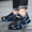 Blue-1, variant on Toddler Shoes, Boys Sneakers Breathable Mesh Sports Shoes For Kids Lightweight Comfortable Walking Running Outdoor Play Non Durable Easy On Off Hook And Loop Strap,Size 5-5.5 Years