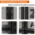 thumbnail image 5 of Metal Garage Shelving Unit, Heavy Duty Adjustable Storage Rack,  Shelving,Capacity, Industrial Shelves for Heavy Tools and Equipment, Ideal for Garage, Basement, 5 of 14
