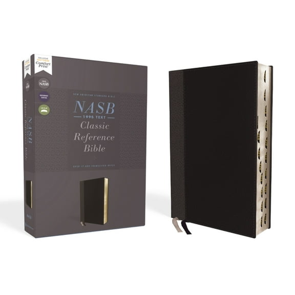 Nasb, Classic Reference Bible, Leathersoft, Black, Red Letter, 1995 Text, Thumb Indexed, Comfort Print, (Hardcover)