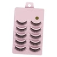 thumbnail image 3 of Pestañas postizas puntiagudas, paquete de pestañas postizas, extensión 3D, Manga desordenada suave y gruesa, 10 piezas para espectáculos, grad , estilo -5 pares Sunnimix  pestañas postizas naturales, 3 of 8
