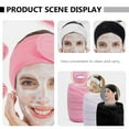 thumbnail image 4 of MasteelfCA 4 Pcs Bandeaux de Yoga pour Femmes (Noir + Gris + Blanc + Rose), 4 of 8