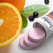 Sambucol Black Elderberry Immune Support Effervescent Tablets, Vitamin C and Zinc, 15 Count