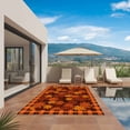 thumbnail image 2 of Orange Maple Leaves Fall Outdoor Rug 3x5 Ft, Non Slip Washable Area Rug, Thanksgiving Orange Buffalo Plaid Patio Rugs Carpet Runner, Large Floor Mat for Indoor/Outdoor Deck Porch Camping, 2 of 8