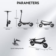 900W Peak OOTD T10 Electric Scooter for Adults, 31MPH Top Speed 48V Battery 28Mile Long ranges,11 Off-Road Foldable E-Scooter