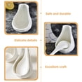 thumbnail image 3 of Kitchen Table Ceramic Spoon Holder Soup Spoon Holder Spoon Rest Soup Spoon Stand, 3 of 8