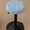 Blue, variant on AUNVITO Velvet Round Stool Seat Cover Slipcover, Soft Plush Elastic Stretch Protector for Kitchen Dining Chair Home Decor, 1pc