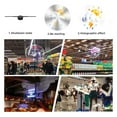 thumbnail image 4 of Holographic Fan, 244Led Luminous Sign Light Holographic Projector Diy Fan Video Picture Logo 3d Holographic Light Holiday Decoration ,Creating Good Attraction, 4 of 5