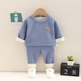 thumbnail image 2 of Pijamas de dibujos animados para niños, ropa de dormir de lana de alta calidad, trajes para niños pequeños, regalos de Navidad para bebés de 0 a 5 años, 2 of 3
