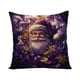 thumbnail image 2 of Ireezec Christmas Pillow Cover Holiday Decoration Polyester Cushion Ca for Sofa Bed Living Room asonal Home Decor Throw Pillowca, 2 of 6