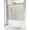 Gold, variant on YOKWOK 56-60" W x 57" H Adjustable Sliding Shower Door, 1/4" (6mm) Clear Tempered Glass, Reversible Double Sliding Glass Shower Door, Dry-Wet Separation Design for Bathroom Use, Silver