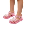thumbnail image 6 of Abomasnow Boys and Girls Glitter Closed Toe Fisherman Sandals Adjustable Buckle Ankle Strap Waterproof Summer Water Shoes, 6 of 8