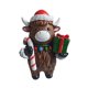 thumbnail image 1 of Adorno de escritorio con vaca adorable para fiestas navideñas, ideal para el hogar y único para los amantes de las vacas y coleccionistas, 1 of 5