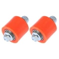 thumbnail image 1 of Unique Bargains 2 Set 8mm Chain Roller Pulley Chain Tensioner Motorcycle Orange, 1 of 7