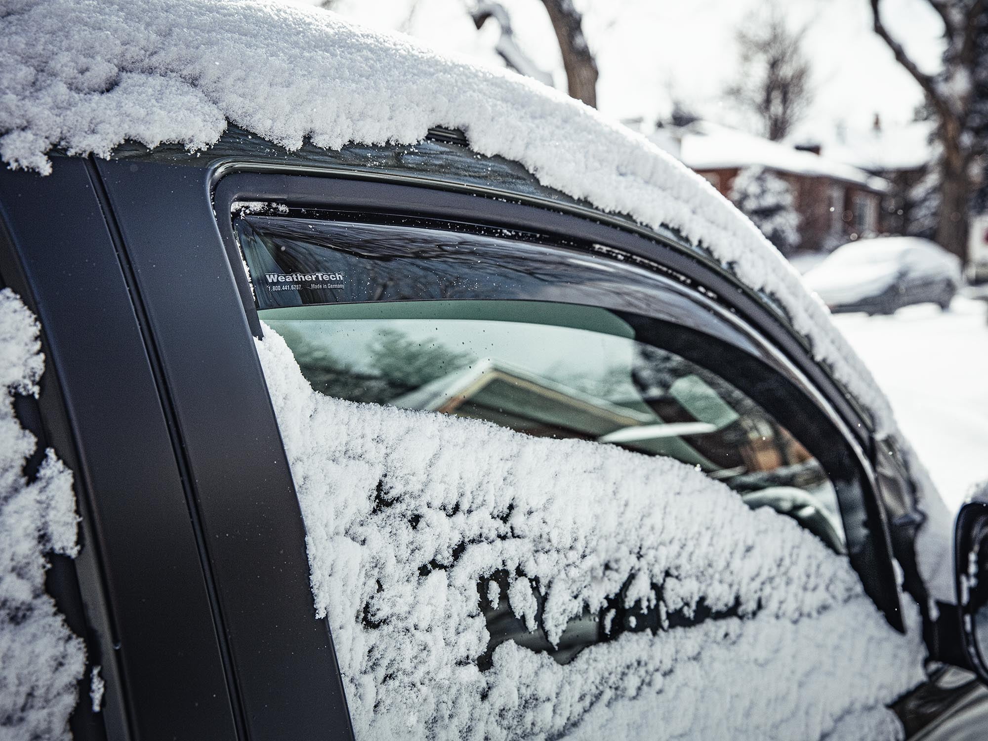 WeatherTech Custom Fit Side Window Deflectors compatible with 2013-2019 Ford Escape - Front & Rear Set, Dark Tint
