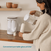AquaTru Carafe Countertop Water Filter System Replacement Stage 4 VOC Carbon Filter, 3x3x10 in., 1-Pack