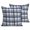 Blue, variant on Throw Pillow Covers 18x18 Inch Set of 2 Orange Buffalo Plaid Decorative Pillows Cushion Case Soft Square Pillowcases Black Check Stripe Throw Pillows for Couch Sofa Bed Chair Home Decor