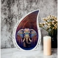 thumbnail image 4 of Majestic Elephant Burial Urns For Human Ashes Adult Man - Small Urn For Ashes Adult Female - Large Decorative Gifts For Memorial Combo 10Inch 200Lbs And 3Inch 2 Keepsake Urn, 4 of 5