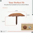 thumbnail image 5 of 50 Pack 1.5 Inch Rusted Finish Decorative Door Nail Clavos By Borderland Rustic Hardware, 5 of 6