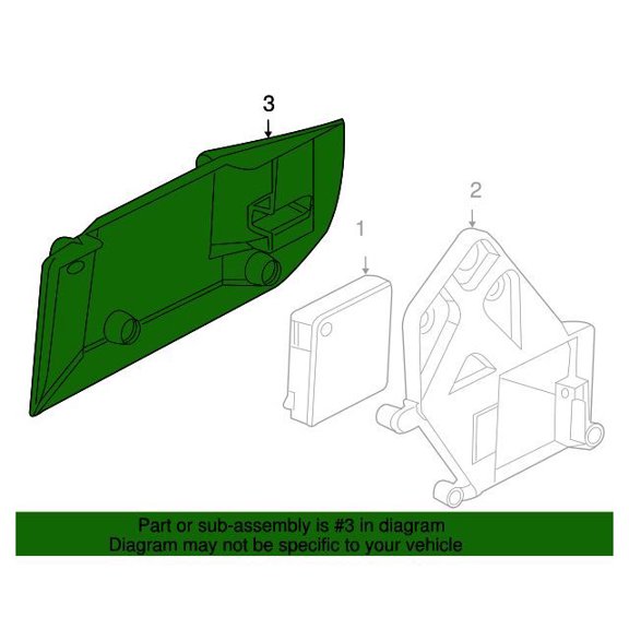 GM 25820974 Bracket-Side Object Sen