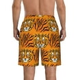 thumbnail image 3 of Naloa Tiger Men's Beach Shorts, Surfing shorts, Swim trunks, Quick Dry Swim Trunks for Surfing Beach Fun - Small, 3 of 9