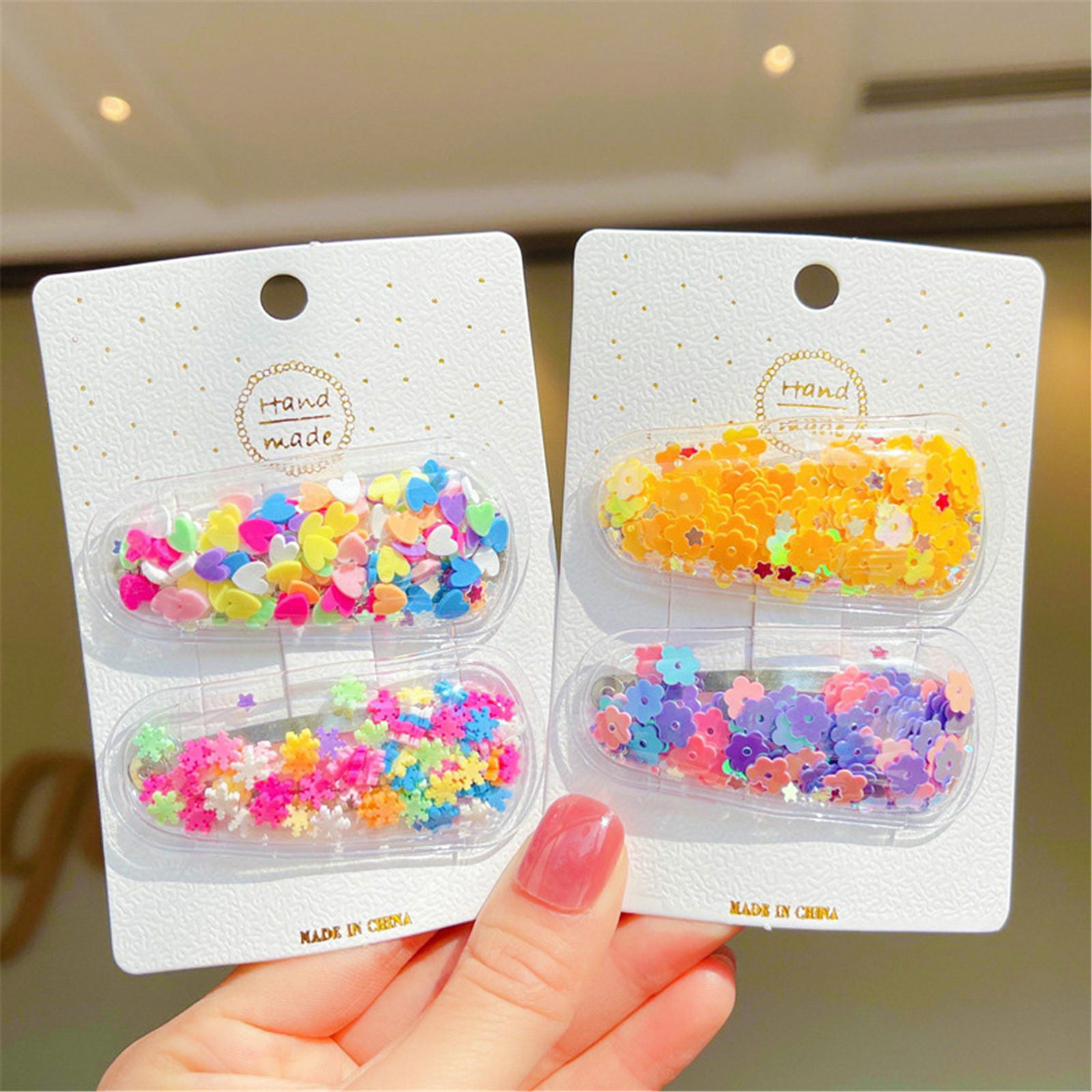 292PCS Baby Hair Clip, Toddler Girls Hair Accessories, Kids Hair Clips for  Styling, Flower Candy Fruits Rainbow Cute Hair Clips for Girls