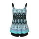 thumbnail image 1 of Traje de baño de dos piezas para mujer, trajes de baño para mujer, traje de baño de dos piezas con espalda de tirantes y estampado conservador para mujer, vestido de baño para mujer, 1 of 5