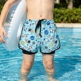 thumbnail image 3 of Shadoumai Swim Trunks Kids 5t 3d Funny Print Comfortable Shorts Fashion Baby Boy Swimsuit Boys Swim Shorts Swimsuits for Toddler Boys, 3 of 5