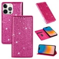 thumbnail image 4 of Retro Glitter flip card slot phone case for Samsung S25 Edge S25ultra S24 Plus S23 FE S22 S21 A56 A36 A26 25 A16 A55 A06  protective leather cover, 4 of 9