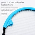 thumbnail image 3 of Ptetnvg  8pcs Badminton Racket Cover Badminton Racket Protector U-shaped Shock-absorbing Enhanced Performance Front Frame Head Curved Protection Sleeve Racket, 3 of 10