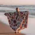thumbnail image 3 of Boho Throw Blanket Reversible Cotton Bohemian Tapestry Hippie Room Decor Outdoor Blanket Double Sided (50"x60"), 3 of 14