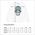 thumbnail image 7 of Philly Thing Sugar Skull Long Sleeve T-shirt Day of the Dead Dia de los Muertos, 7 of 7