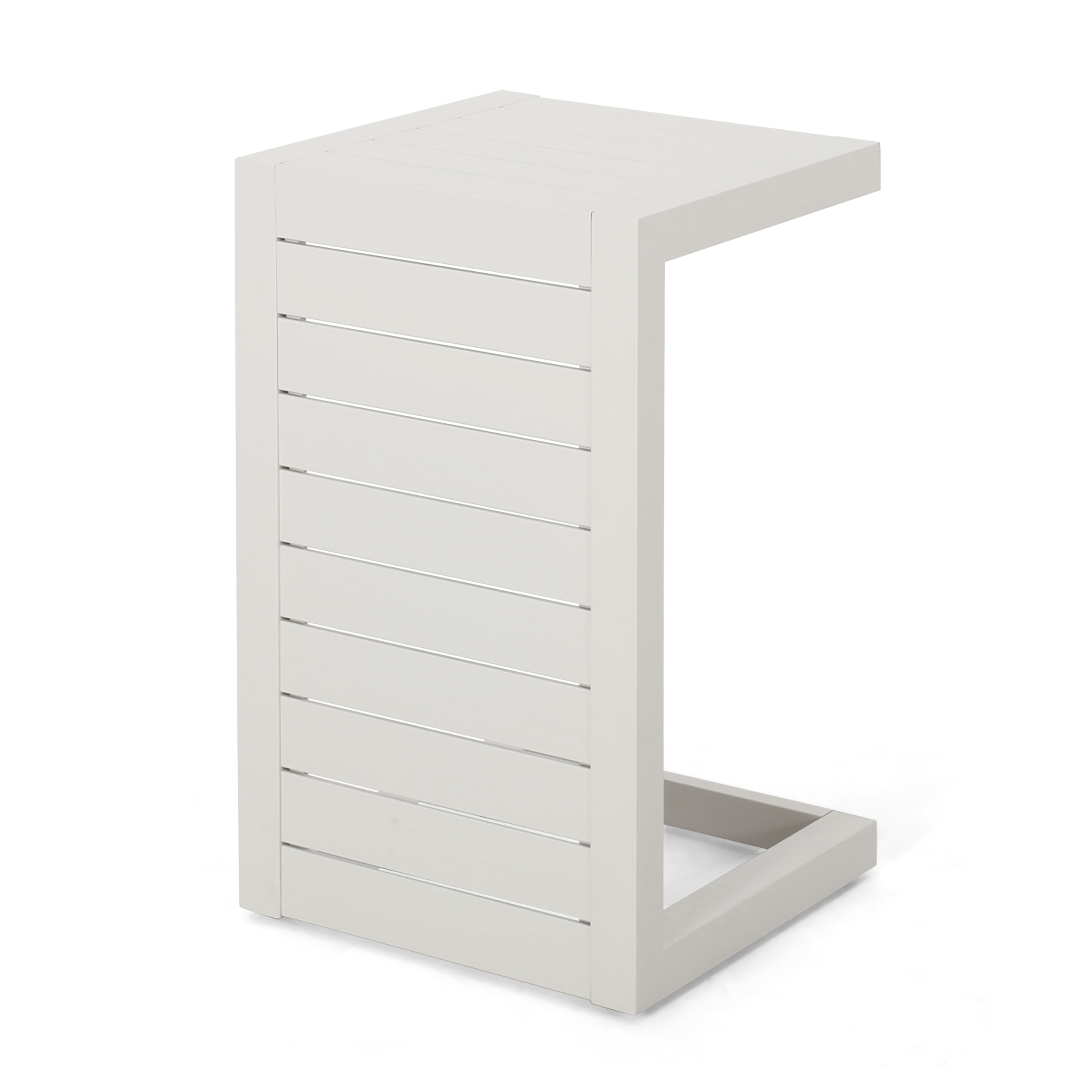 MAYEERTY Modern Open Storage Shelf Sofa Tea Table - Matte Center/End Table for Living Room