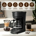 thumbnail image 5 of WAA 5 Cup Drip Coffee Maker,Programmable Delay Brew,Auto Shut-Off,Reusable Filter 25oz Tank,Black, 5 of 9