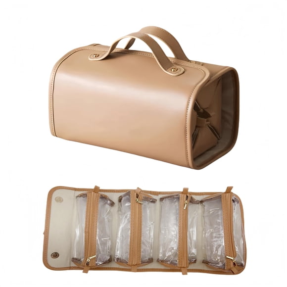 Bolsa de cosméticos LuyaVogue, elegante, 4 en 1, plegable, impermeable