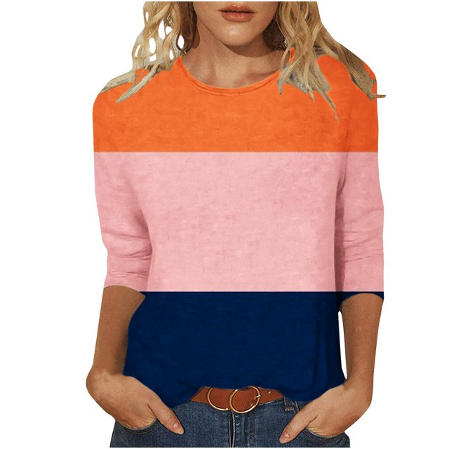 T-shirts d'Été pour Femmes Mode d'Été pour Femmes T-Shirt Ajusté à Nouer Col Rond Manches Courtes T-Shirts pour Femmes T-Shirts d'Été pour Femmes Mode T-Shirts d'Été pour Femmes