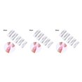 thumbnail image 3 of relayinert 20/100pcs Fingernails False Nails Artificial Transparent Full Cover 20pcs&clear 3Set, 3 of 6