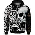 thumbnail image 3 of Sudadera con capucha holgada de otoño para hombre, sudadera con capucha con estampado de calavera para hombre, ropa Y2k, sudadera con capucha informal Harajuku, sudaderas para hombre, 3 of 5