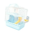 thumbnail image 2 of Serenable Small Animal Carrier Cage,Carry Case,9.06"x6.69''x11.81" Hamster Cage,Small Pet Carrier for Squirrel,Dwarf Hamster,Small Pets blue, 2 of 9