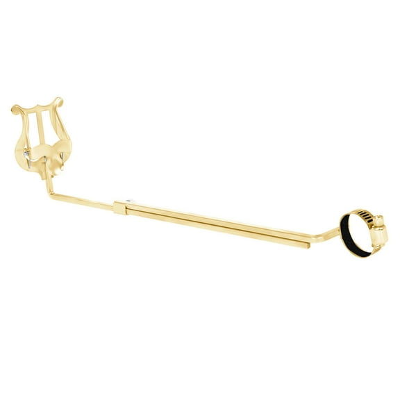 Multifuntional Flute Sheet Music Clip Stand Small Music Stand Metal Texture Present for Wind Instrument Enthusiasts