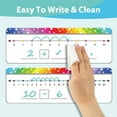 thumbnail image 6 of VUSIGN 26 Pack  Number Line Dry Erase Boards, Double Sided Writable and Erasable Math White Board for Kids, Students, Classroom and Home, 11.8” x 4”, 6 of 7