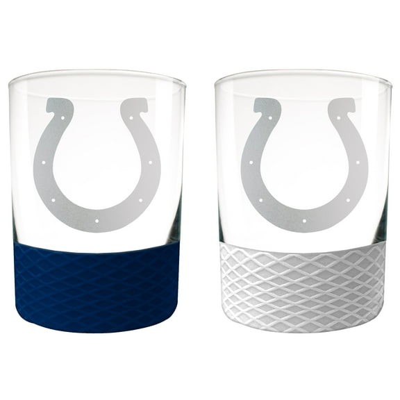 Indianapolis Colts 14oz. Commissioner Rocks Glass Two-Piece Set