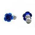 thumbnail image 3 of Gemelos de latón Yuyangstore Flores Rosas Azul Real, 3 of 7
