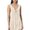 06-Beige1212, variant on XIAONU Tie Front Mini Dress For Women Sleeveless V Neck Loose Cover Up Casual Beach Dress