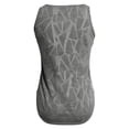 thumbnail image 7 of FASHOFT Athletic Tank Tops For Women Summer Hollow Print Yoga Tank Top Loose Tee Blouse Seamless Comfy Breathable Top Fitness Workout Sports Womens Sleeveless Shirts Grey M, 7 of 7