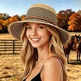 thumbnail image 2 of Womens Sun Hat Adjustable Ponytail Breathable Uv Protection Fishing Hat Summer Outdoor Tops Black One Size, 2 of 4