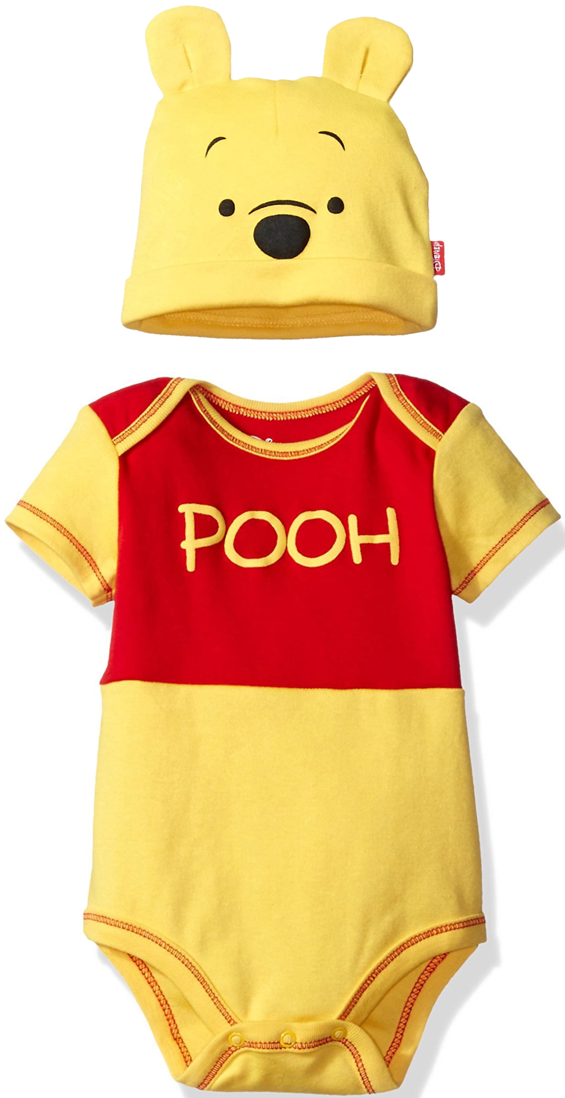 Disney baby-boys07C1214PHWinnie the Pooh Bodysuit With Cap Set Shorts Set 