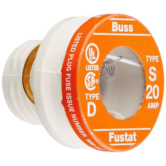 Bussmann S-20, 20 Amp 125V Cartridge Fuse